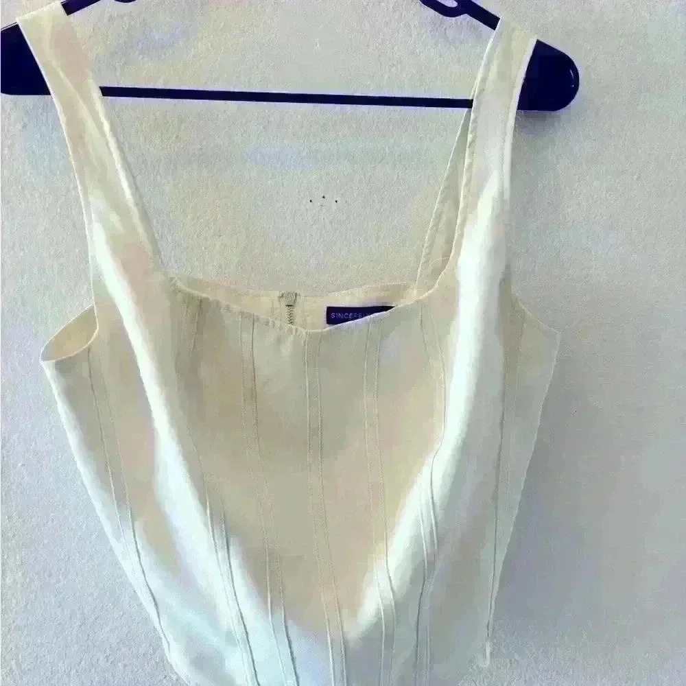 Cream white blouse